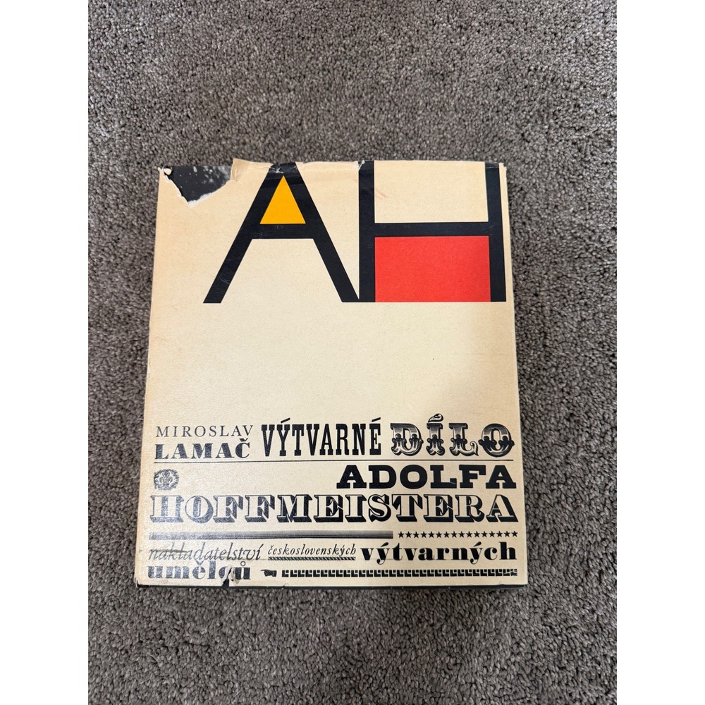 Vytvarne Dilo Adolfa Hoffmeisters Book Czech Art‎ Miro Lamac 1968
